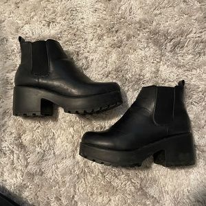 black booties from nasty gal size 7